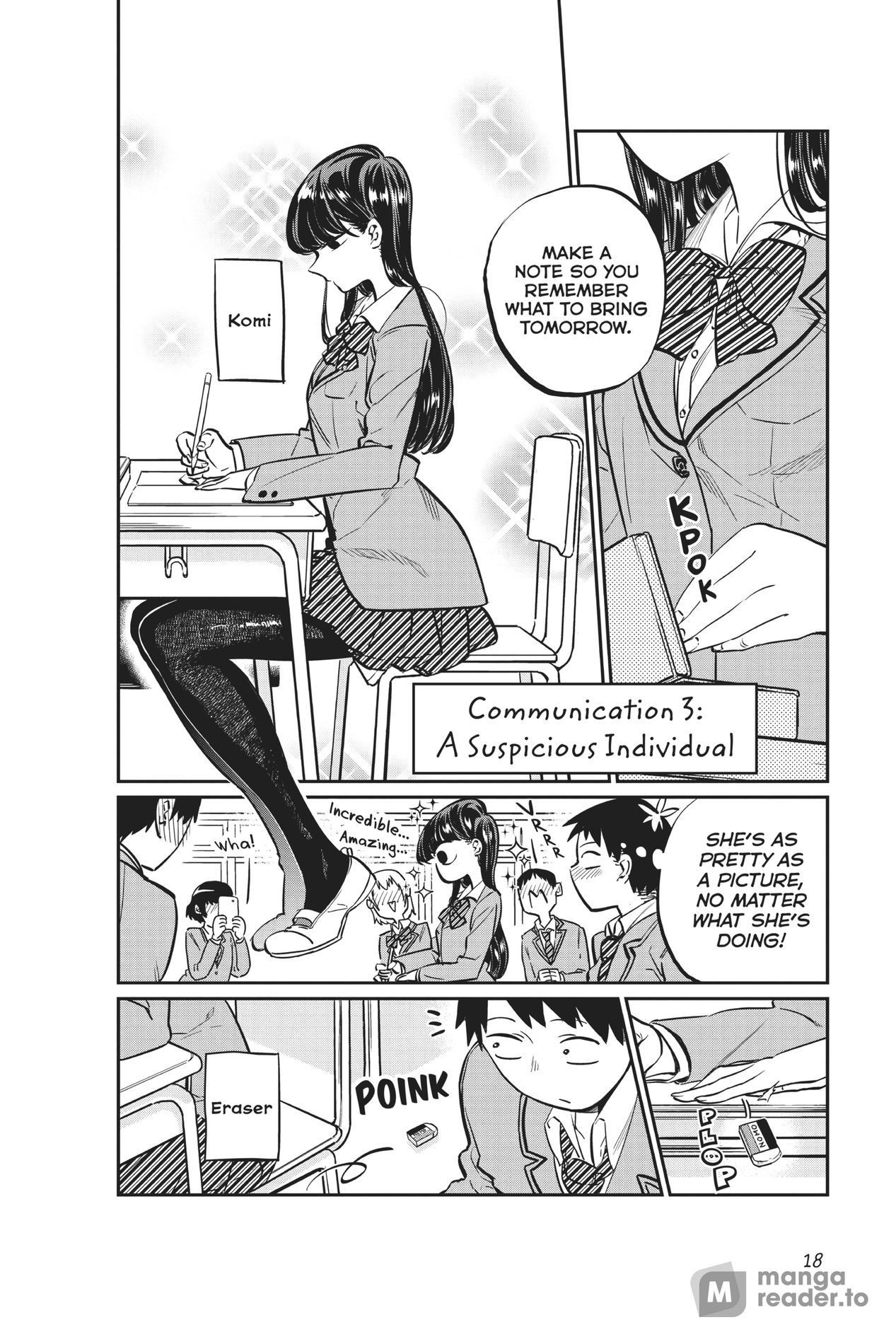 Komi Can’t Communicate, Chapter 3 image 1